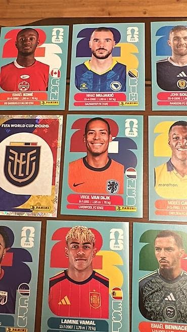 Panini FIFA World Cup 2026 kolleksiya stikerləri – müxtəlif ölkələrin — 2