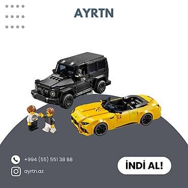 stacktrack oyuncaq dəsti: LEGO Speed Champions – Mercedes-AMG G 63 & Mercedes-AMG SL 63 — 2