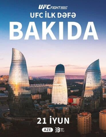 hadise konser bileti 2023: UFC İlk Dəfə Bakıda! 21 İyun tarixində Bakıda keçiriləcək UFC döyüş — 1