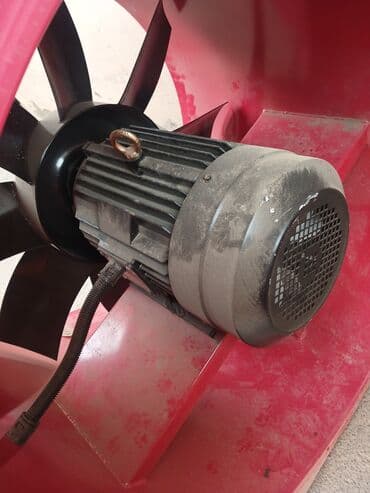 işlənmiş dönər aparatı: Sənaye tipli kanal (ox) ventilyatoru - Korpus: metal, silindrik — 4