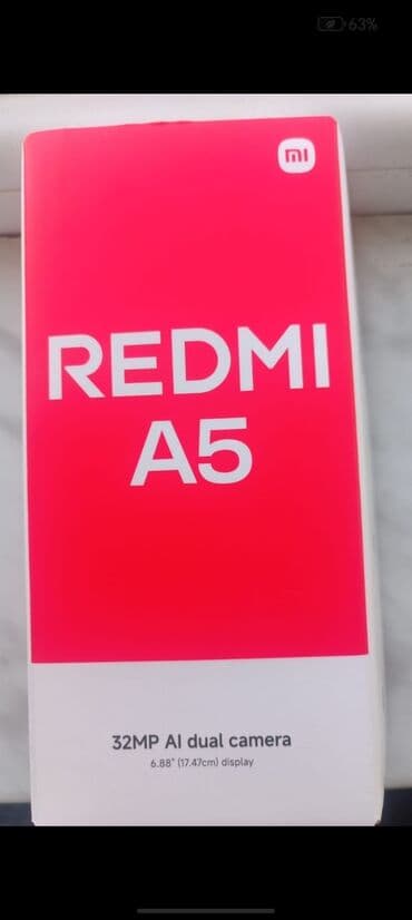 black shark 5 qiymeti: Redmi A5, 128 ГБ, цвет - Серебристый, Две SIM карты — 4