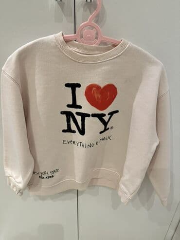 ZARA uşaq sviteri - Model: “I ❤️ NY” temalı sweatshirt ideal