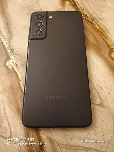 Samsung Galaxy S21, 128 GB, rəng - Qara, Sensor, Barmaq izi, Simsiz şarj