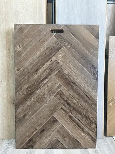 Chevron (balıqqulağı) naxışlı döşəmə paneli - Material: ağac