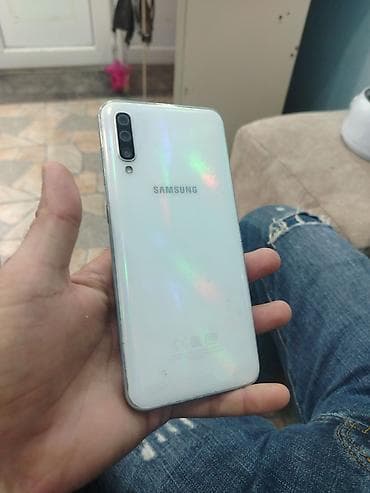 barter samsung: Samsung Galaxy A30s, rəng - Ağ, Barmaq izi — 2