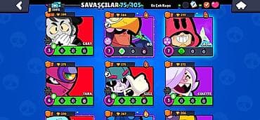 ufc 4 disk: Brawl Stars hesabı – 33,012 qəhrəman gücü (üst paneldə görünür) — 7