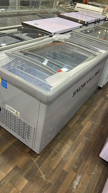dondurma soyuducuları: SNOW VILLAGE kommersiya tipli dondurucu vitrin - Tip: Üstü sürüşkən — 1