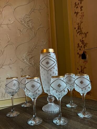 Süfrə qab-qacaqı: Qədəhlər, 6 ədədli dəst — 2