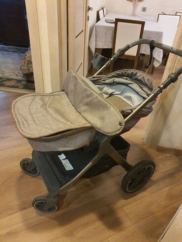 universal araba mima xari: Uşaq arabası – komfortlu və funksional model - Rəng: boz/bej — 1