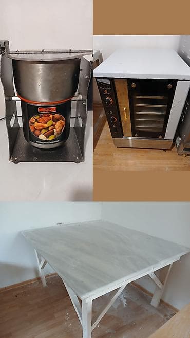 📌 Çərəz üyüdən aparat, mayalandırma sobası, mərmər stolu. Hazır biznes