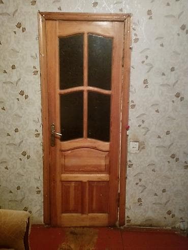Taxta otaq qapısı - Material: təbii ağac (taxta), klassik çərçivə -