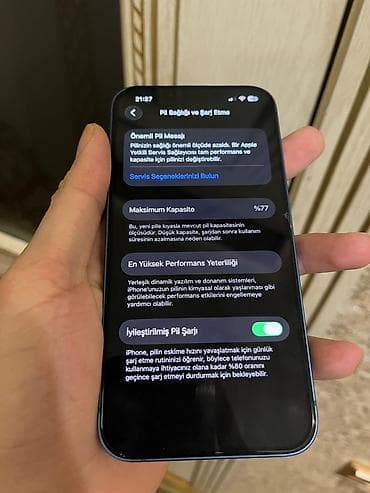 s23 ultra: IPhone 13, 128 GB, Mavi, Zəmanət, Barmaq izi, Face ID — 3