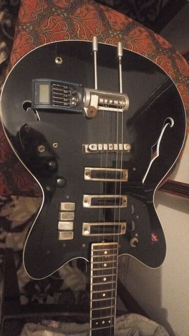 elektro qitara: Elektron gitara, 6 sim, İşlənmiş, Ünvandan götürmə — 10