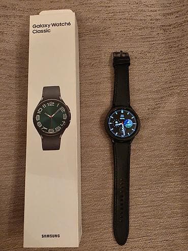 Smart saat, Samsung, Sensor ekran, rəng - Qara