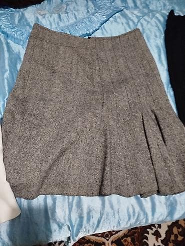 Макси Юбка, Mango, Шерсть, XL — 3