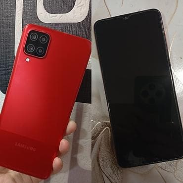 Samsung Galaxy A12, rəng - Qırmızı, İki sim kartlı