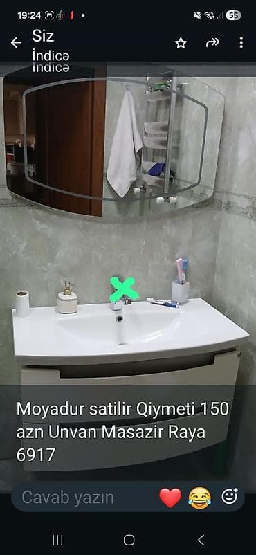 Mətbəx/banyo üçün moydur dəsti - Aşağı hissə: ağ rəngli, quraşdırılan — 1