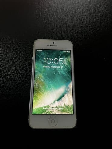 ayfon 5s ekran: IPhone 5, Gümüşü — 1