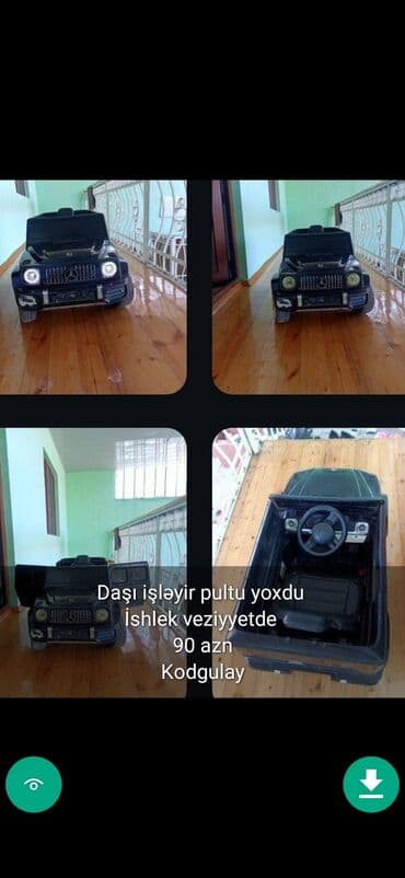 maşın uşaq ucun: Usaq masinlari şekillerde qiymətler məlumatlar qeyd olunub unvan Gence — 5