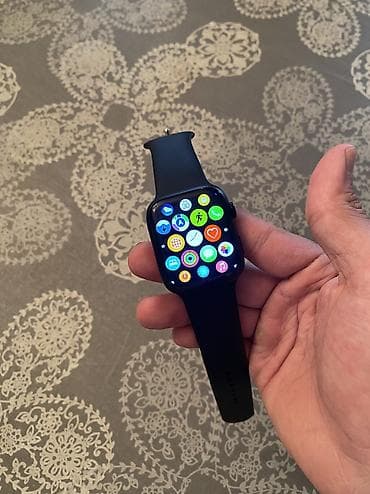 iphone saatlar: İşlənmiş, Smart saat, Smart, Sensor ekran, rəng - Qara — 2