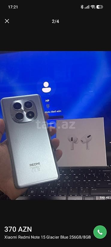 redmi 3 s: Redmi Note, 256 GB, rəng - Mavi, Barmaq izi — 4