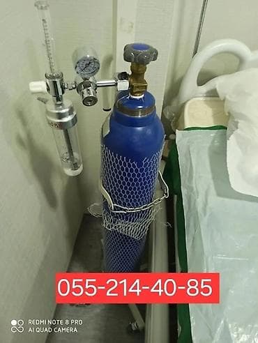 Tibbi Oksigen Balonu icarəsi və satışı Xəstələrin ev şəraitində