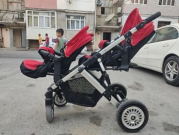 əkiz kalyaska: Ekiz beşiyi. Hər iki tərəfin üzü çıxarılır.Çevrilı bilr üz üzə — 6