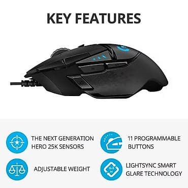 ipad 11: Logitech G502 HERO Gaming Mouse 🔹 Vəziyyət: Tam yeni, istifadə — 6