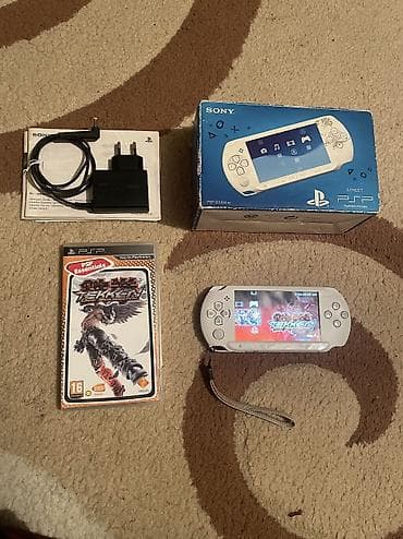 PS4 (Sony PlayStation 4): Sony PSP Street ( PSP E1004 ) ideal vəziyyətdə 32 GB yaddaş kartı — 2