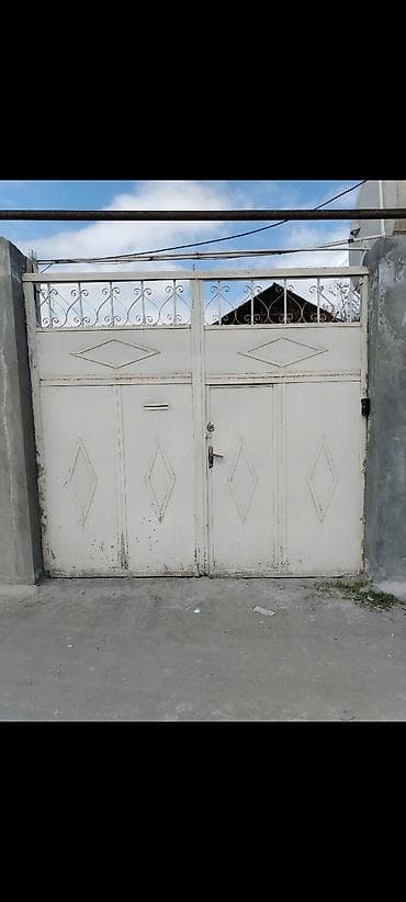 İşlənmiş Dəmir Həyət darvazası, Mexaniki, Qapı ilə, rəng - Ağ, Kredit yoxdur, Ünvandan götürmə lalafo.az -da İşlənmiş Dəmir Həyət darvazası, Mexaniki, Qapı ilə, rəng - Ağ, Kredit yoxdur, Ünvandan götürmə