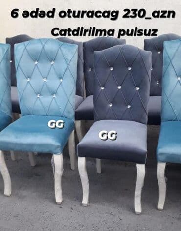 Sifarişlə 6 ədəd oturacaq 220_azn.Rəng seçimi var.2_3_günə hazirlanib