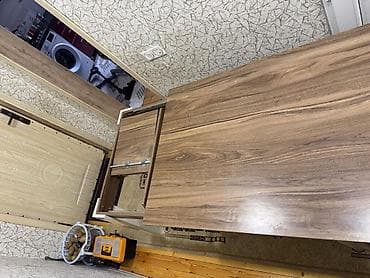 metbex wkafi: Mətbəx masası, İşlənmiş, Açılmayan, Laminat, Dördbucaq masa — 2