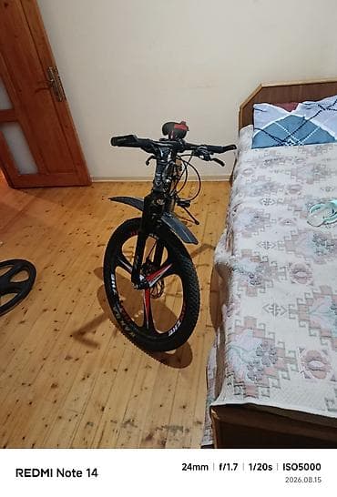 bicycle 24: Razmer 24 lüks model BM RAMA DƏMİR YİGİLİB ACİLANDİ 3 ULDUZ DİSK — 2