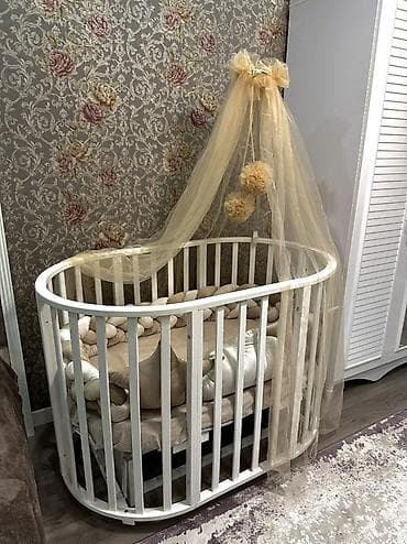 Oğlan və qız üçün, Yumru, Beşik, Dəst ilə, Matras ilə, Yellənmə mexanizm ilə — 1