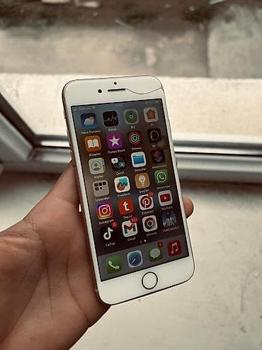 Avtoelektronika: IPhone 8, 64 GB, Rose Gold, Barmaq izi, Simsiz şarj — 1