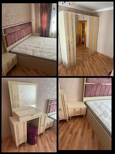 Yataq otağı mebeli dəsti – 550 AZN Endirim yoxdur. Matras daxildir — 1