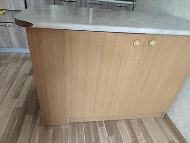 тумбы для посуды: Mətbəx üçün künc bufet/komod - Material: ağac teksturalı laminat — 2