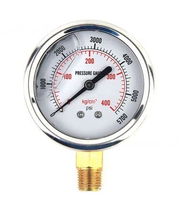 Manometr. Kod:70325 Həm 0-5700 PSİ, həm də 0-400 Kq.Sm2 də mövcud
