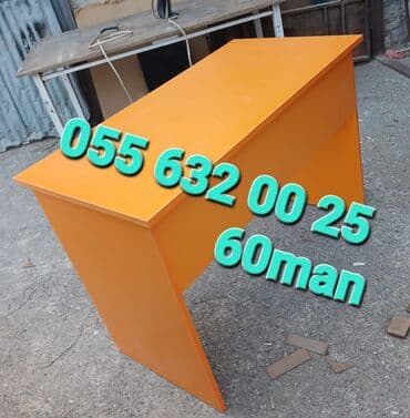 yazı masa: Qonaq otağı üçün, Yeni, Qatlanmayan, rəng - Bej Stul — 1