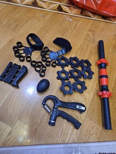 halqa ile qarin eritmek: Əl və bilək üçün məşq dəsti Tərkib: - Rəqəmsal sayğaclı tənzimlənən — 1