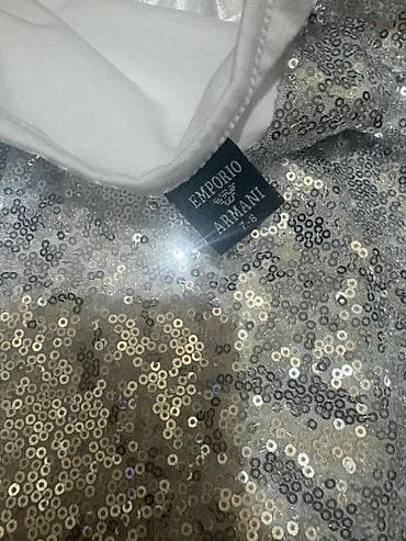 yun corablar: Məhsul: Emporio Armani uşaq koftası (etiketdə 7–8) - Rəng: gümüşü — 2