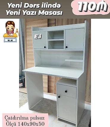Yazı masası Yep yeni 110 azn rəng seçimi var çatdırılma var endirimli