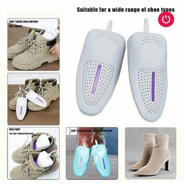 daban təmizləyən aparat: Ayaqqabı qurudan 🥰 360 dərəcə olmaqla hər tərəfdən isti verməklə — 3