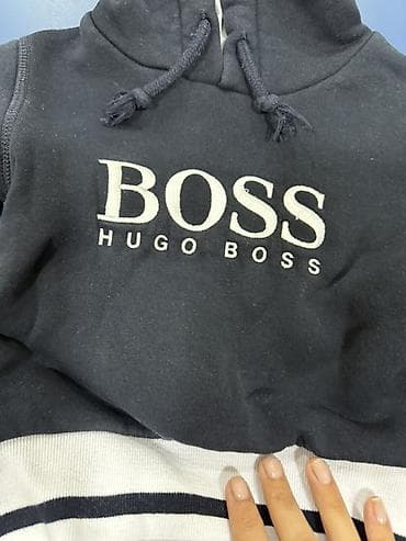 Uşaq idman dəsti – BOSS (HUGO BOSS) - İki hissəli dəst: kapüşonlu — 2