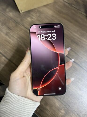 işlənmiş iphone: IPhone 16 Pro, 128 GB, Ağ, Face ID — 3