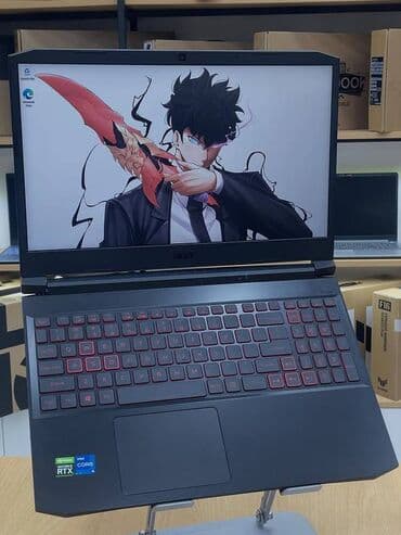 Acer Nitro seriyasından oyun noutbuku - 15.6" ekran, nazik çərçivə -