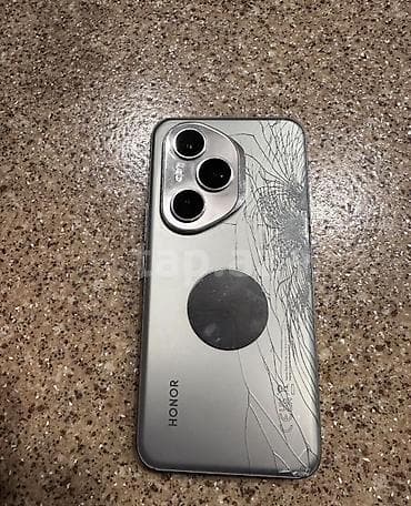 printer rengleri satisi: Honor 400 Pro, 512 GB, rəng - Gümüşü, Qırıq — 4