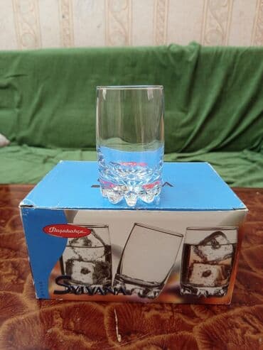 su dasi qiymeti: Qədəhlər, rəng - Ağ, Şüşə, 6 ədədli dəst — 2