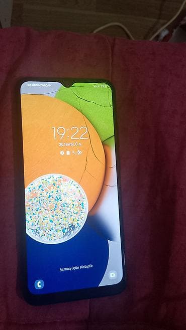 mi max 2: Samsung Galaxy A03s, 64 GB, rəng - Qara, Qırıq — 1