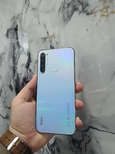 xiomi redmi 4: Redmi Note 8 (2021), 32 GB, rəng - Ağ, Zəmanət, Sensor, Barmaq izi — 1